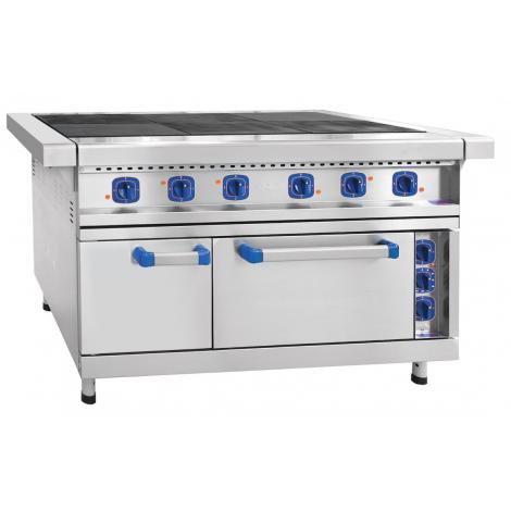 Электрическая плита ABAT ЭП-6ЖШ-01 (нерж. духовка) ― Официальный сайт Российских производителей промышленного оборудования