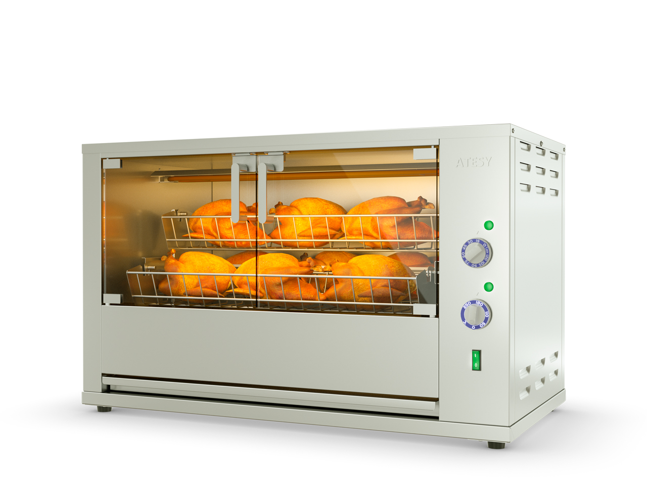 Гриль  для кур  Командор-5Э-Т (карусельный)