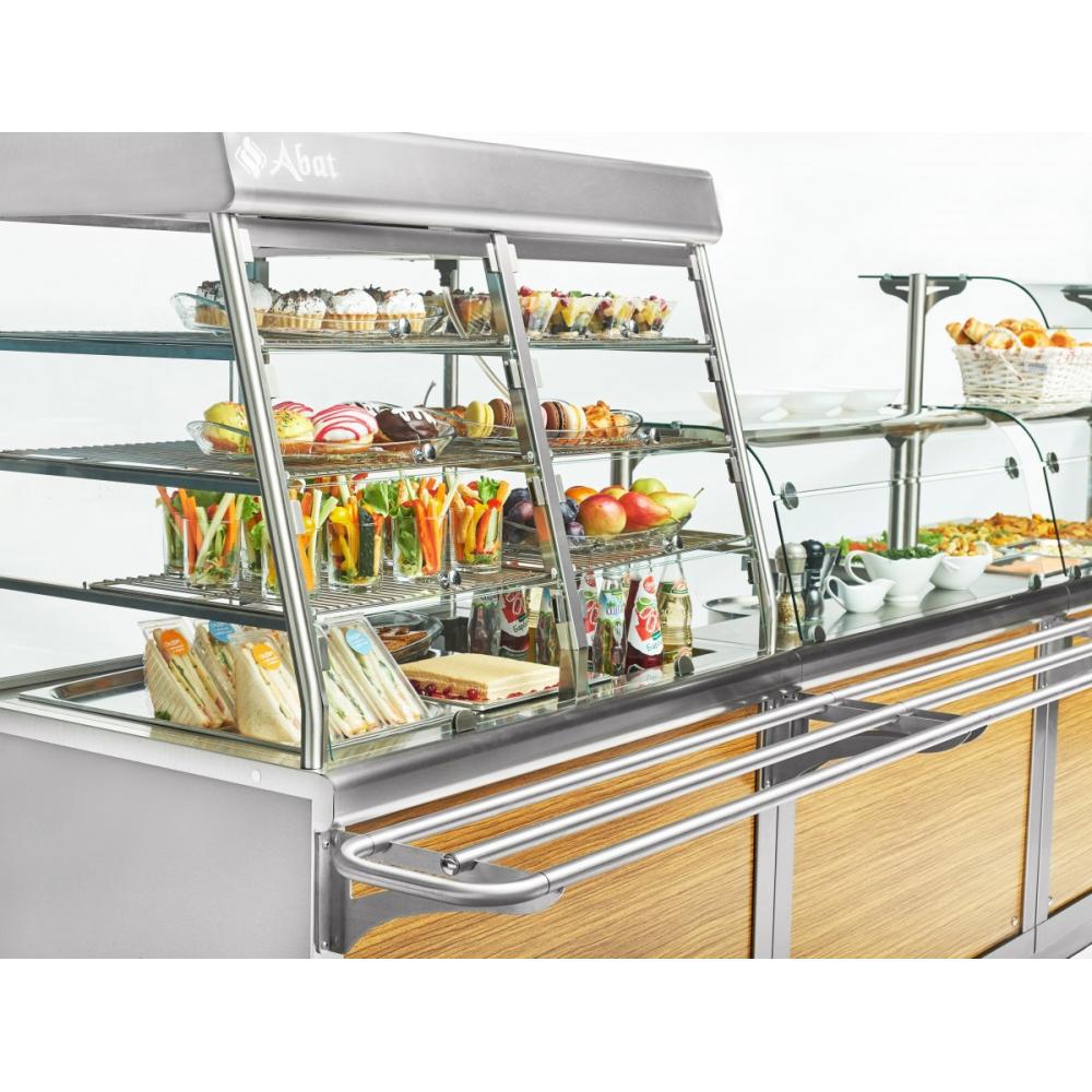 Холодильная витрина-прилавок ABAT ПВВ(Н)-70Х-С-НШ (HOT-LINE)
