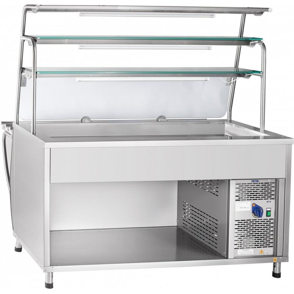 Холодильная витрина-прилавок ABAT ПВВ(Н)-70Т-01-НШ металл (ПРЕМЬЕР)