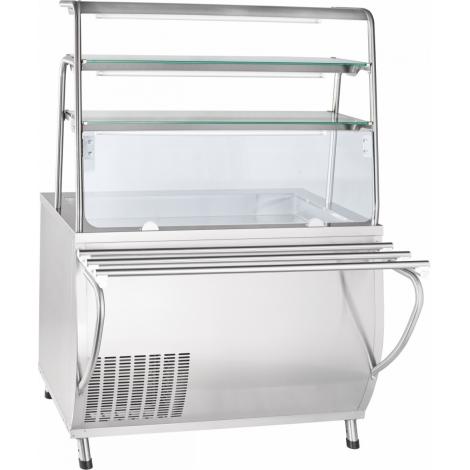 Холодильная витрина-прилавок ABAT ПВВ(Н)-70Т-НШ металл (ПРЕМЬЕР) ― Официальный сайт Российских производителей промышленного оборудования
