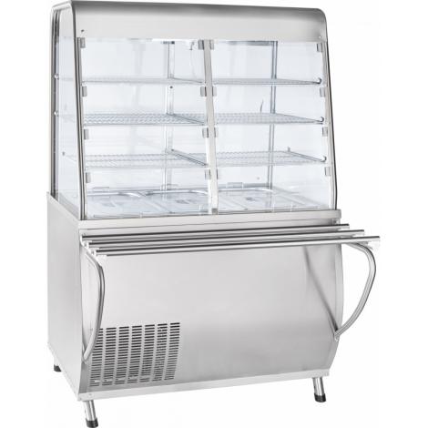 Холодильная витрина-прилавок ABAT ПВВ(Н)-70Т-С-НШ металл (ПРЕМЬЕР) ― Официальный сайт Российских производителей промышленного оборудования