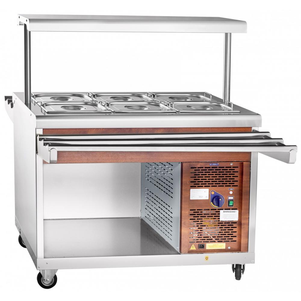 Холодильный прилавок ABAT ПВВ(Н)-70ПМ-НШ (самообслуживание)