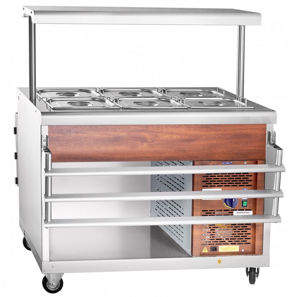 Холодильный прилавок ABAT ПВВ(Н)-70ПМ-НШ (самообслуживание)