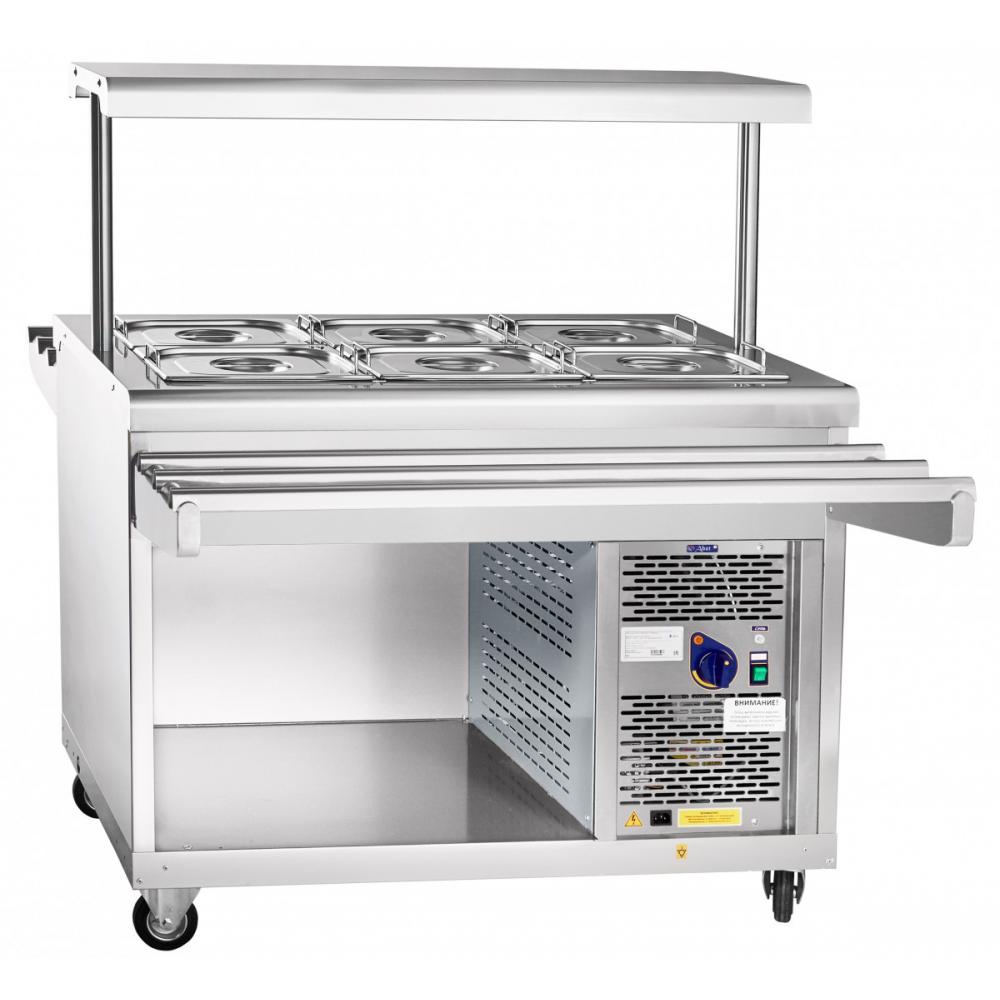 Холодильный прилавок ABAT ПВВ(Н)-70ПМ-НШ (самообслуживание)