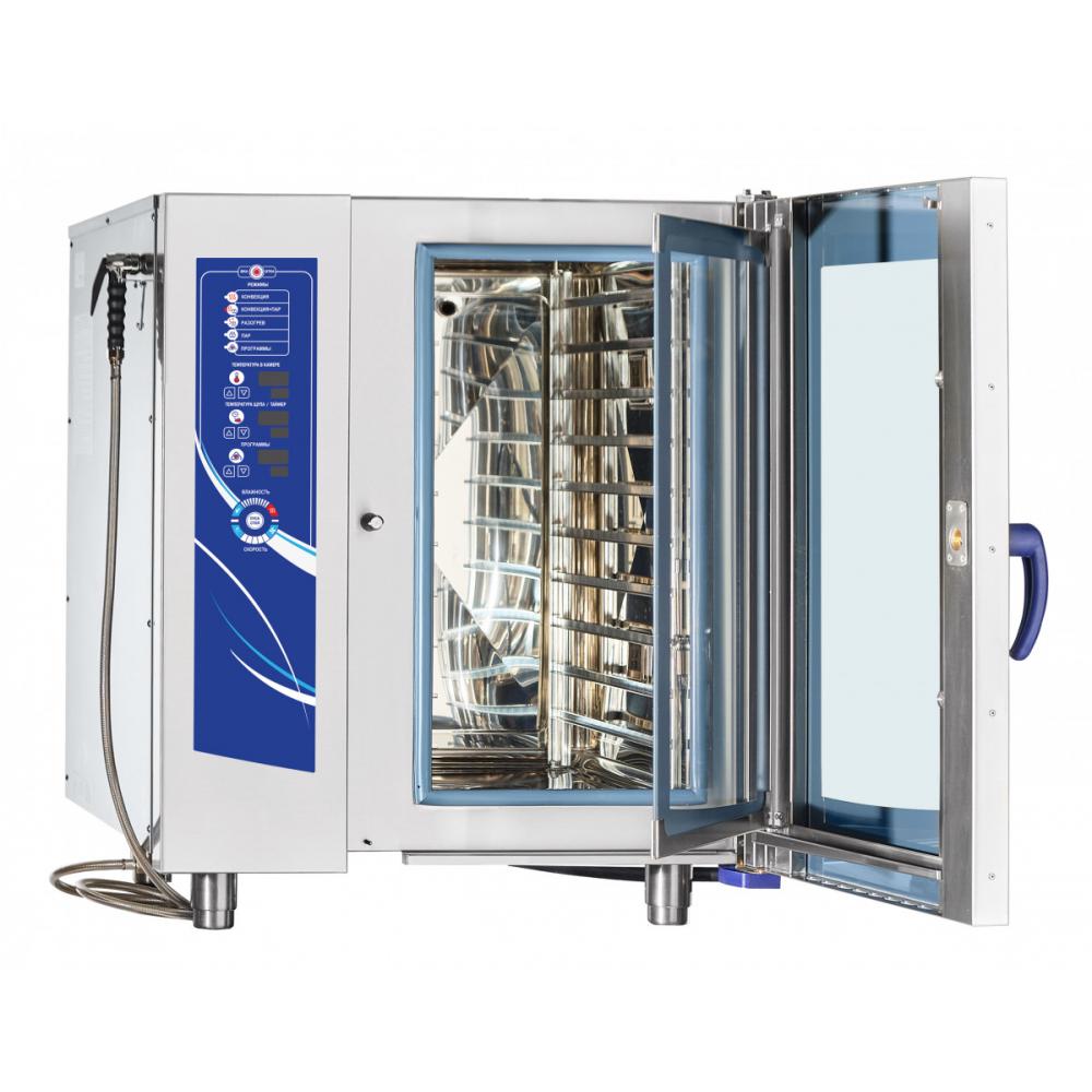 Пароконвектомат ABAT ПКА 10-1/1ПМ2 (лицо нерж.) бойлерный