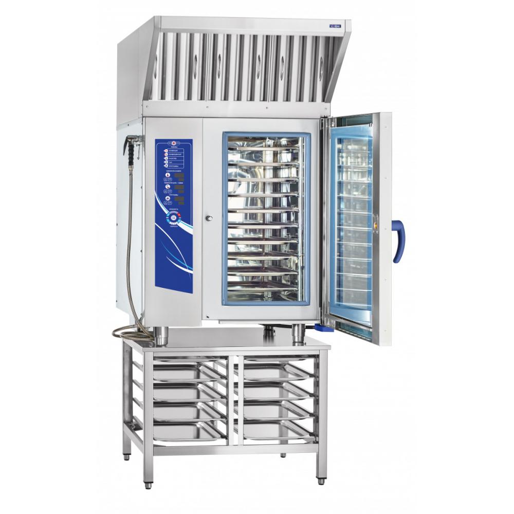 Пароконвектомат ABAT ПКА 10-1/1ВМ2 (лицо нерж.) инжекционный