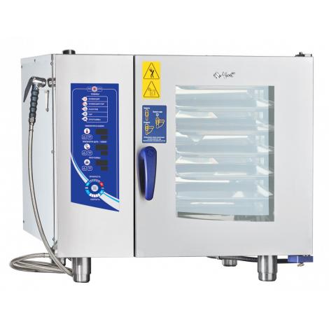 Пароконвектомат ABAT ПКА 6-1/1ПМ2 (лицо нерж.) бойлерный ― Официальный сайт Российских производителей промышленного оборудования