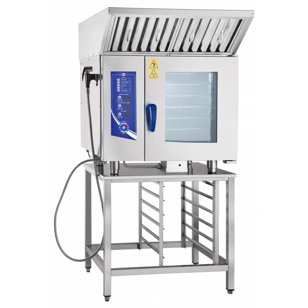 Пароконвектомат ABAT ПКА 6-1/1ВМ2-01 (автоматическая мойка) инжекционный