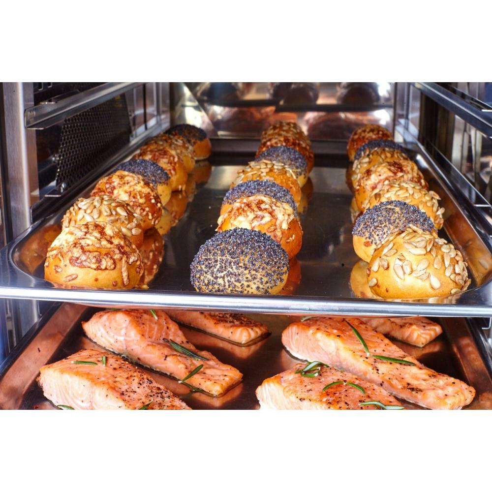 Пароконвектомат ABAT ПКА 6-1/1ВМ2 (лицо нерж.) инжекционный