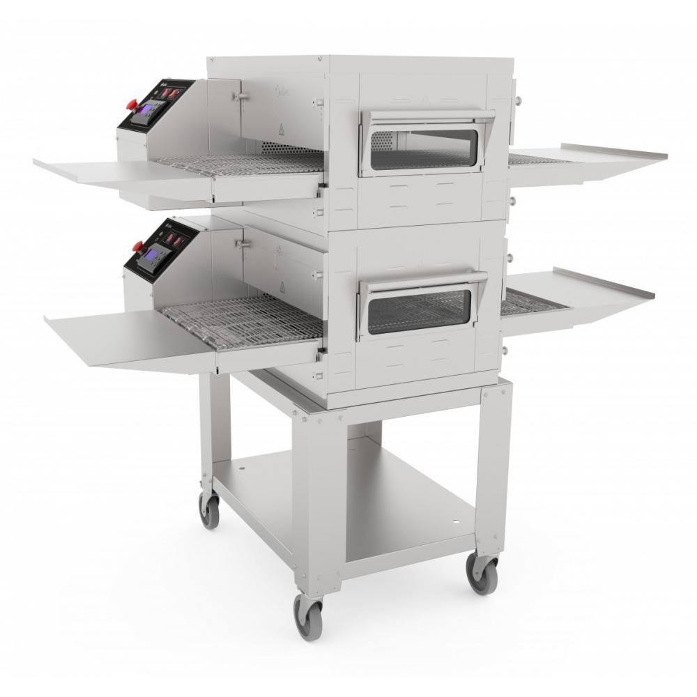 Печь для пиццы конвейерная ABAT ПЭК-400 с дверцей (модуль для установки в 2, 3 яруса)