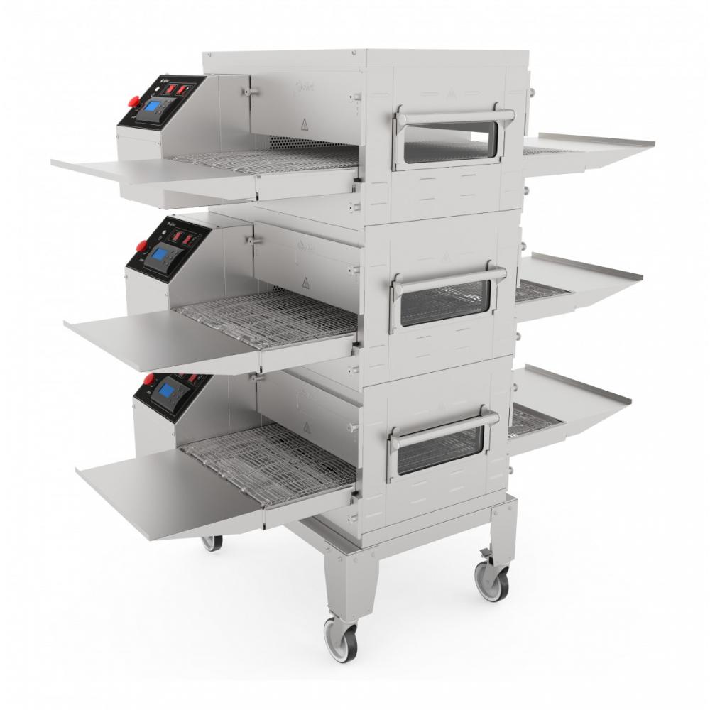 Печь для пиццы конвейерная ABAT ПЭК-400 с дверцей (модуль для установки в 2, 3 яруса)