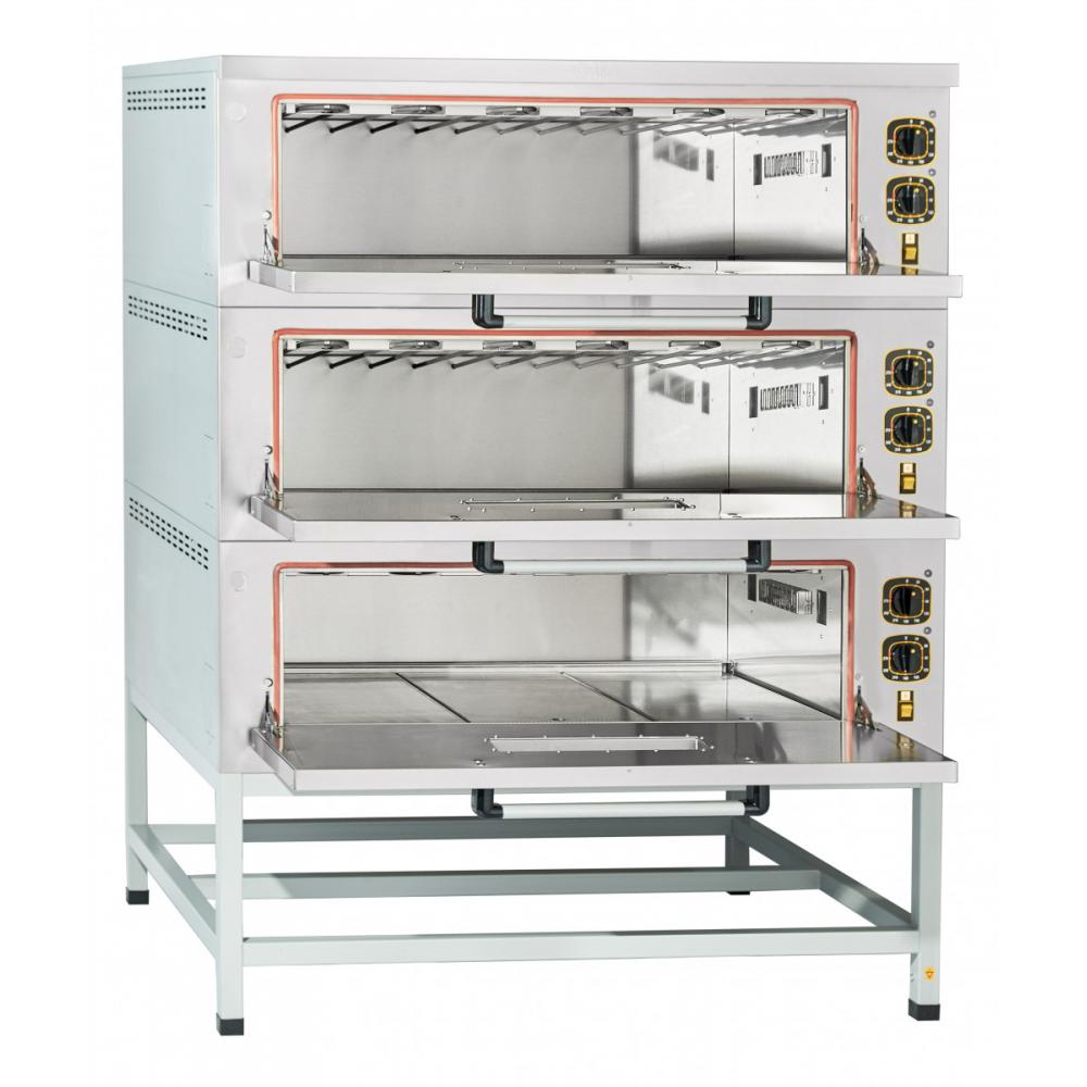 Подовый пекарский шкаф ABAT ЭШП-3-01 (320 °C) электрический