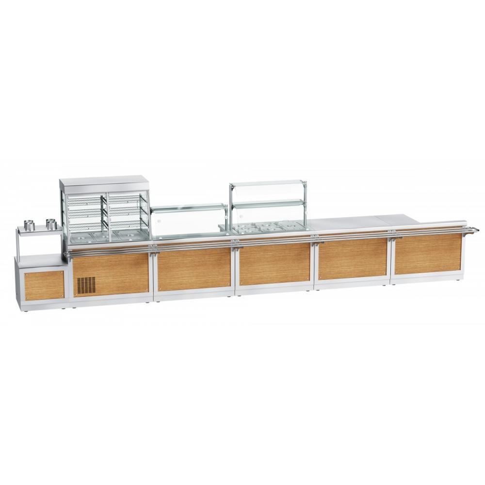 Прилавок-мармит ABAT ЭМК-70Х-03 (HOT-LINE)