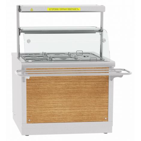 Прилавок-мармит ABAT ЭМК-70Х с подогреваемой полкой (HOT-LINE) ― Официальный сайт Российских производителей промышленного оборудования