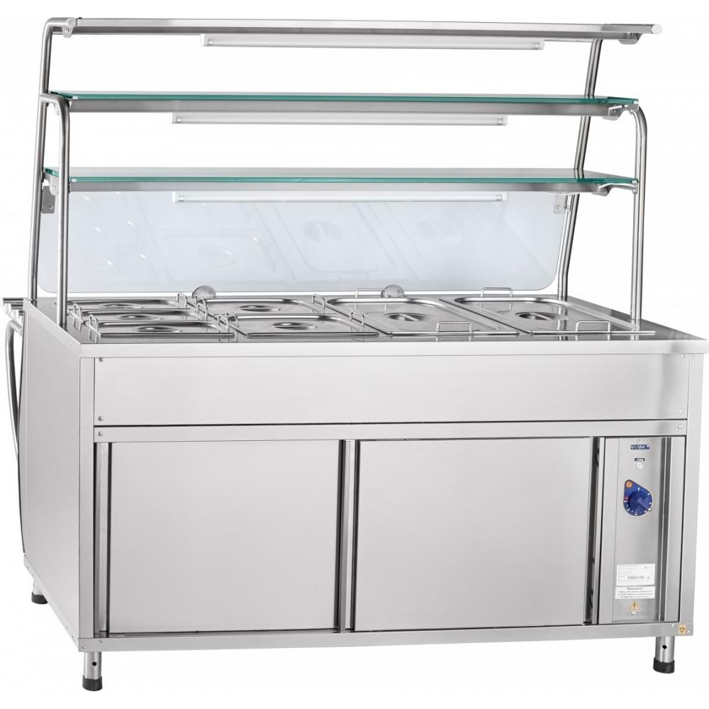 Прилавок-мармит ABAT ЭМК-70Т-01 металл (ПРЕМЬЕР)