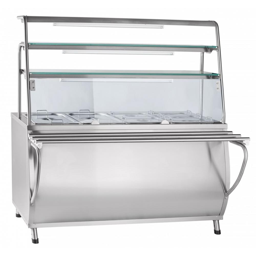 Прилавок-мармит ABAT ЭМК-70Т-01 под дерево (ПРЕМЬЕР)