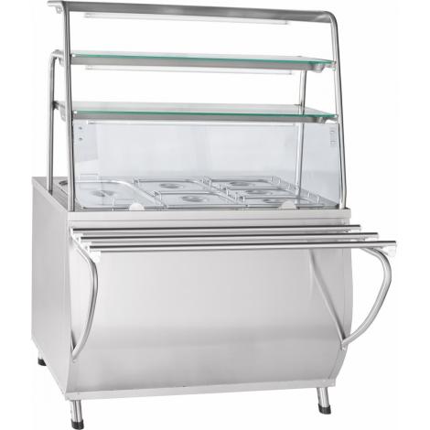 Прилавок-мармит ABAT ЭМК-70Т металл (ПРЕМЬЕР) ― Официальный сайт Российских производителей промышленного оборудования