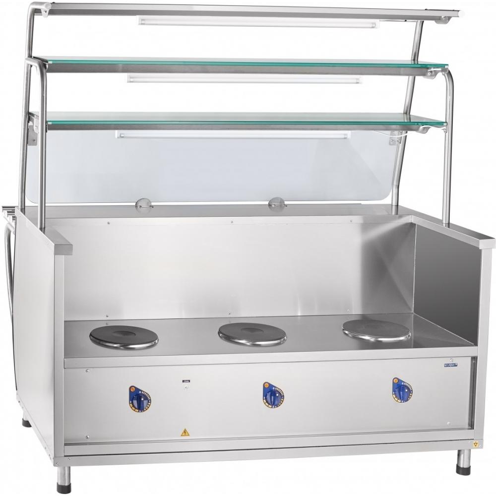 Прилавок-мармит ABAT ПМЭС-70Т-01 металл (ПРЕМЬЕР)