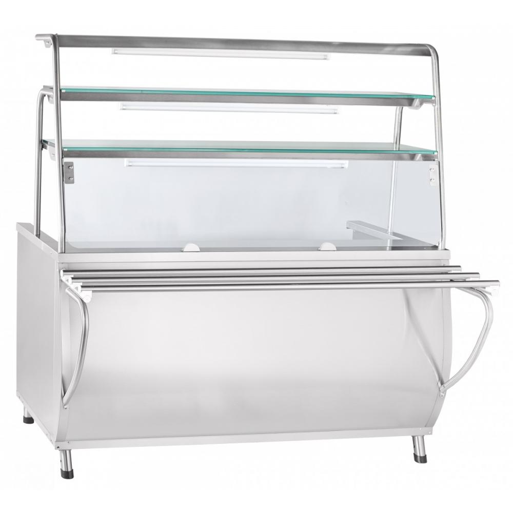 Прилавок-мармит ABAT ПМЭС-70Т-01 под дерево (ПРЕМЬЕР)