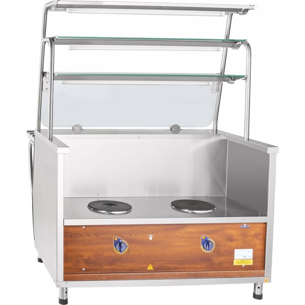 Прилавок-мармит ABAT ПМЭС-70Т металл (ПРЕМЬЕР)