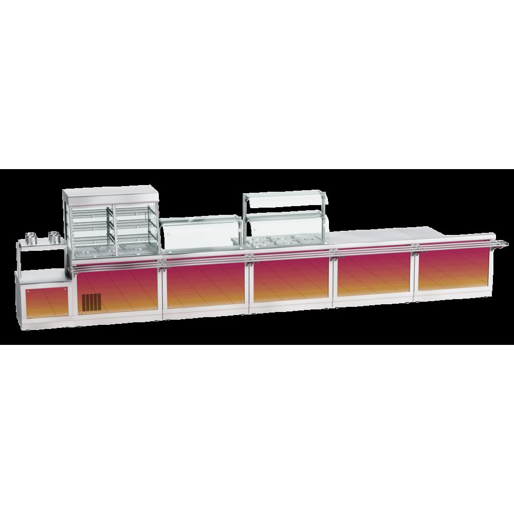 Прилавок для горячих напитков ABAT ПГН-70Х-04 (HOT-LINE)