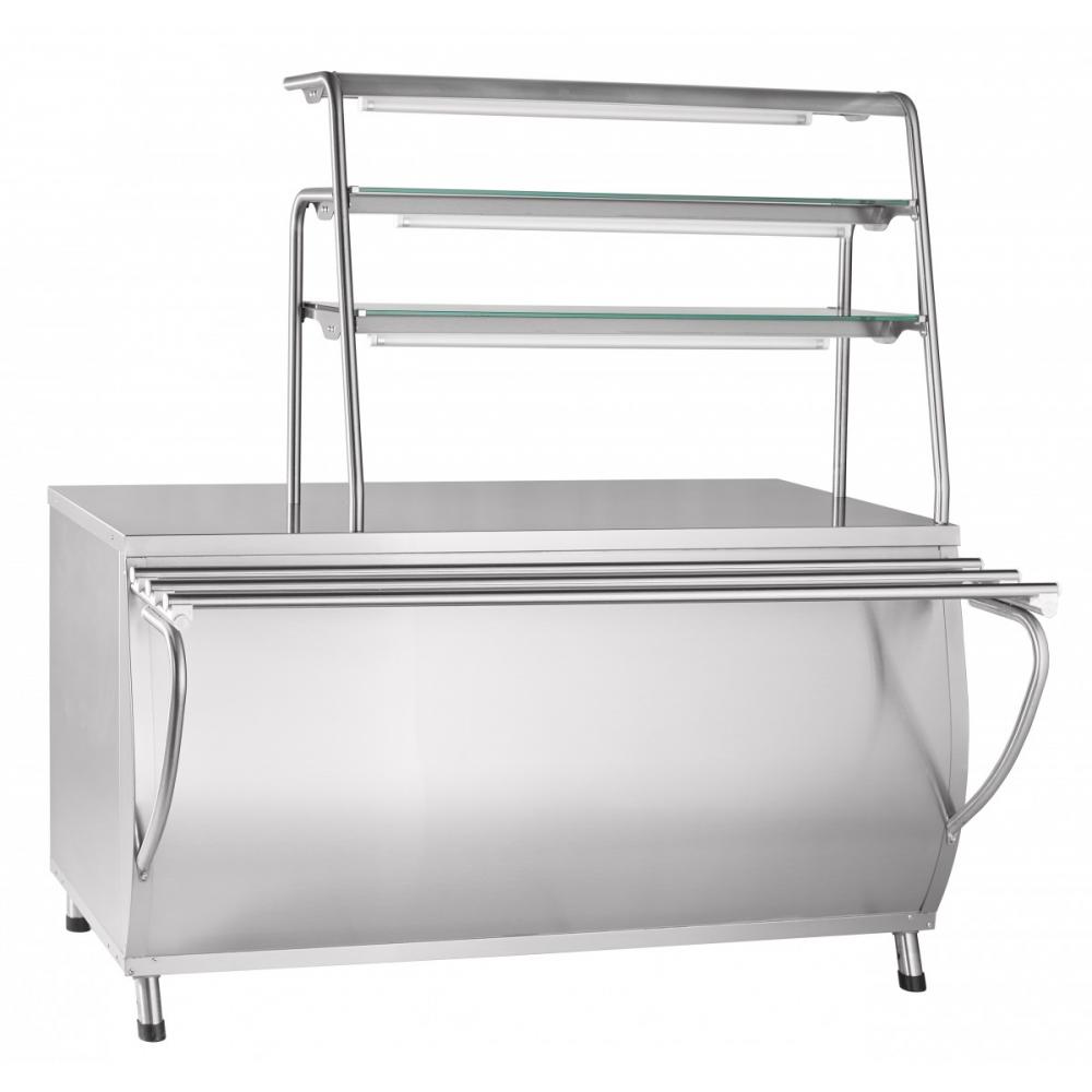 Прилавок для горячих напитков ABAT ПГН-70Т-01 под дерево (ПРЕМЬЕР)