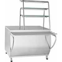 Прилавок для горячих напитков ABAT ПГН-70Т металл (ПРЕМЬЕР)