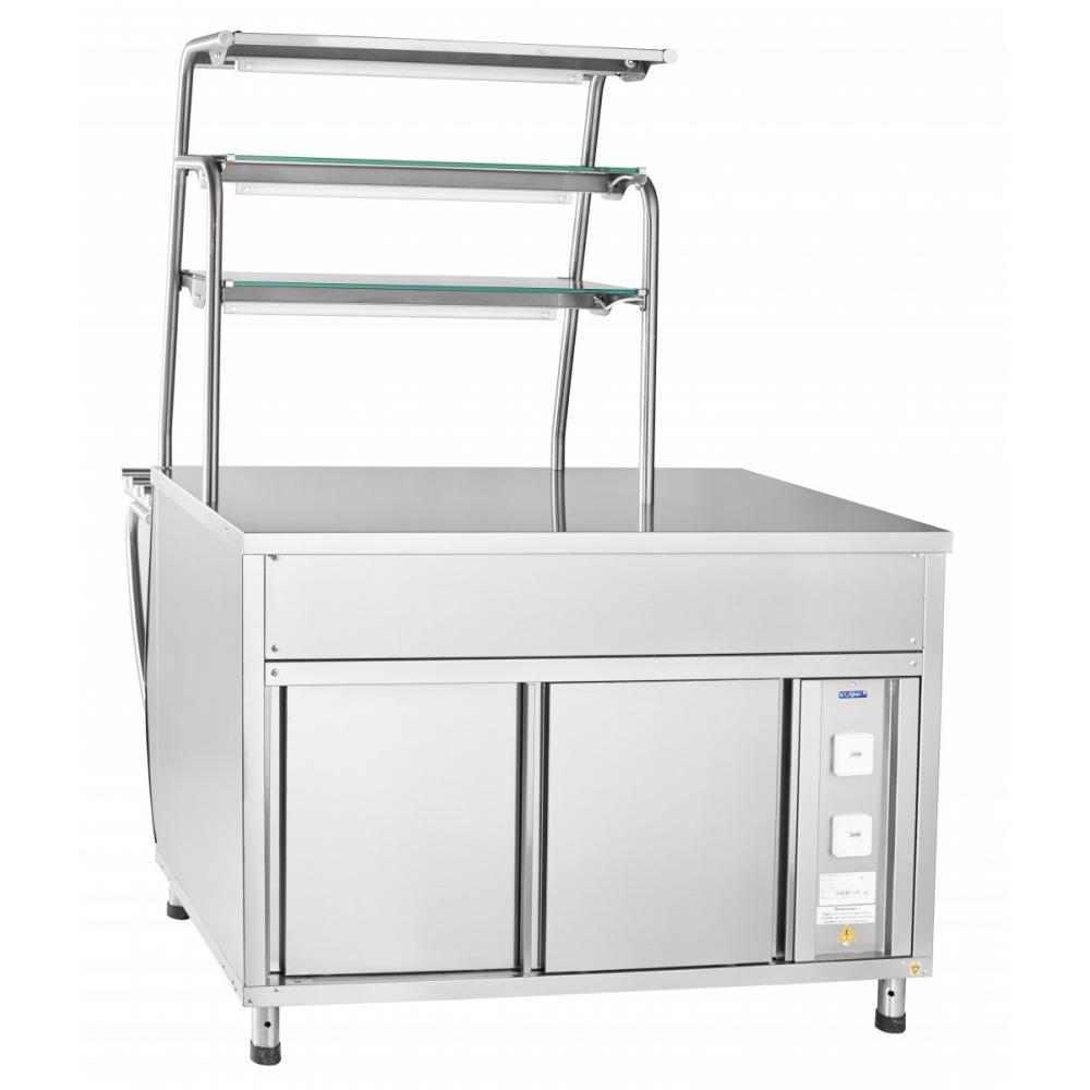 Прилавок для горячих напитков ABAT ПГН-70Т под дерево (ПРЕМЬЕР)