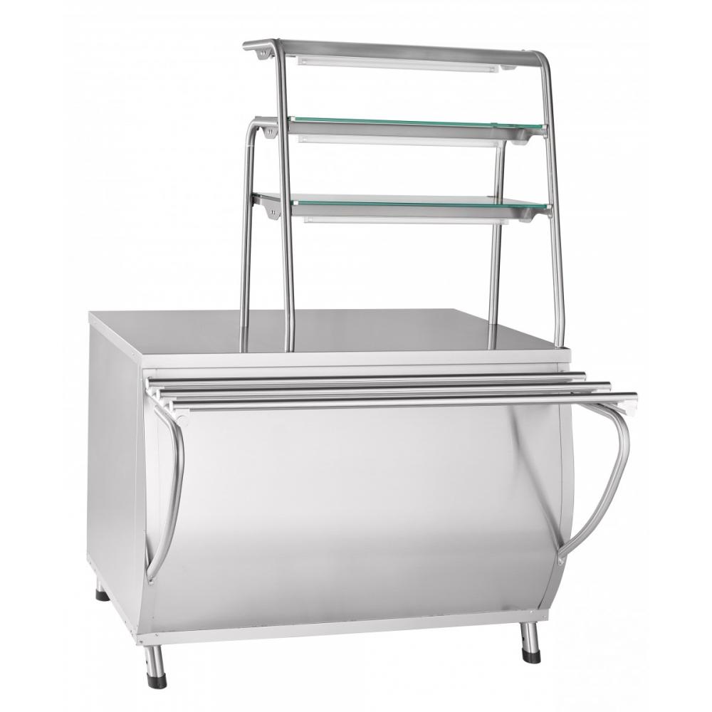 Прилавок для горячих напитков ABAT ПГН-70Т под дерево (ПРЕМЬЕР)