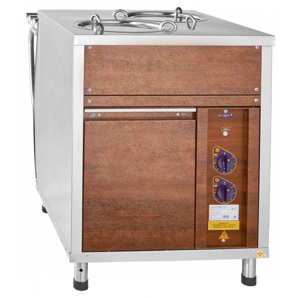 Прилавок для подогрева тарелок ABAT ПТЭ-70Т-80 под дерево (ПРЕМЬЕР)