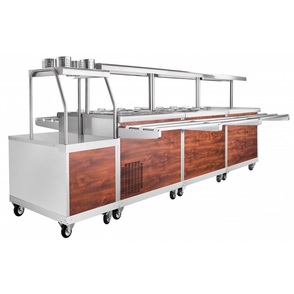 Прилавок для столовых приборов ABAT ПСП-70ПМ (самообслуживание)