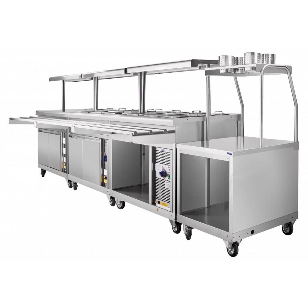 Прилавок для столовых приборов ABAT ПСП-70ПМ (самообслуживание)