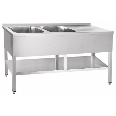 Стол для мойки овощей ABAT СМО-6-7 РН (вся нерж.) ― Официальный сайт Российских производителей промышленного оборудования