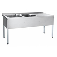 Стол для мойки овощей ABAT СМО-7-7 РЧ (каркас крашеный)