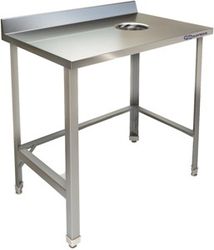 СТОЛ ДЛЯ СБОРА ОТХОДОВ ПРИСТЕННЫЙ KAYMAN СП-455/0606