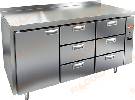 Стол холодильный (без агрегата)  HICOLD  GN 133/TN P