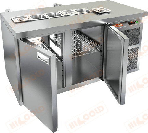Стол охлаждаемый для салатов (саладетта)  HICOLD  SL2T-11/SN