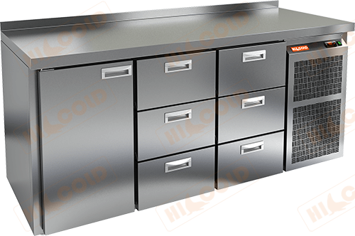 Стол охлаждаемый  HICOLD  GN 133 BR2 TN