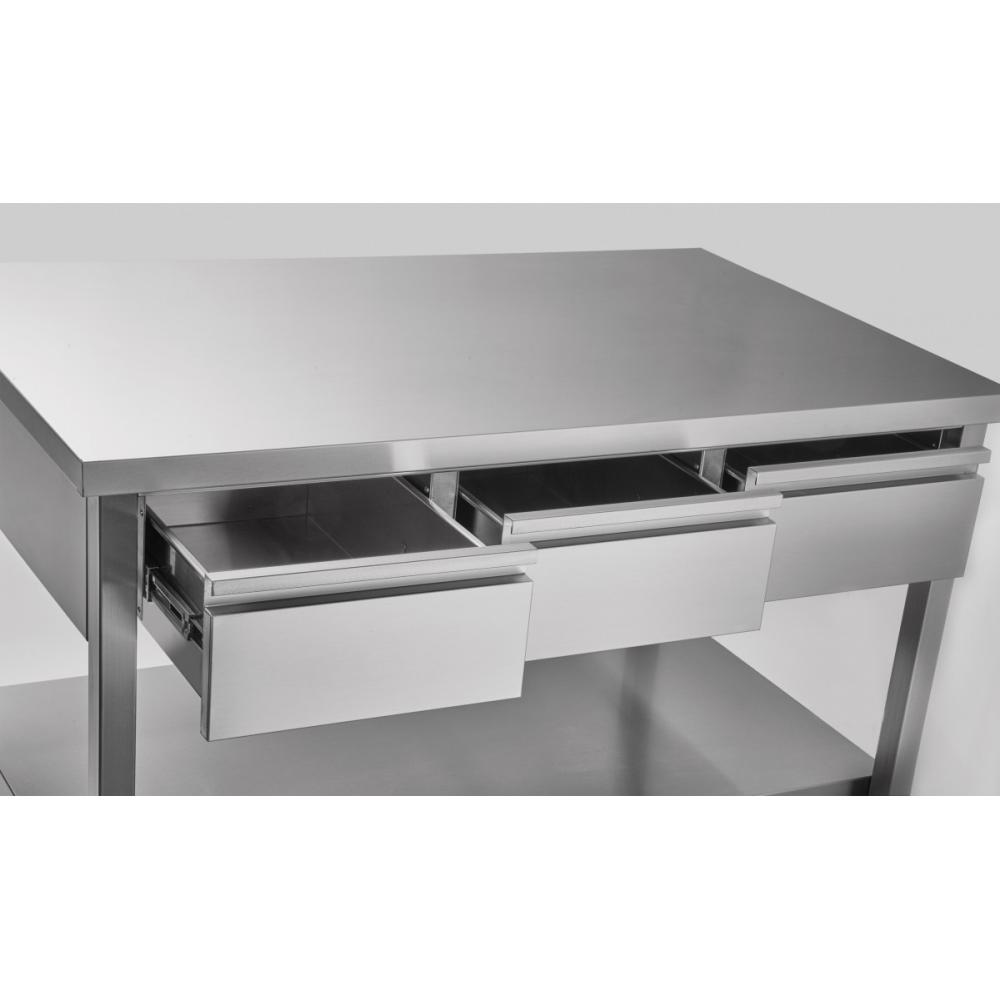 Стол с тумбой навесного типа ABAT СТН-7-2