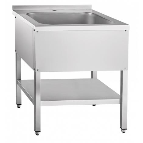 Ванна моечная односекционная ABAT ВМП-7-1-5РН (с полкой) ― Официальный сайт Российских производителей промышленного оборудования