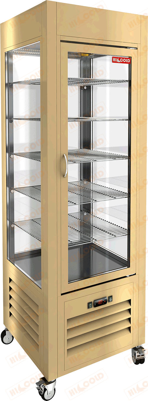 Витрина кондитерская вертикальная  HICOLD  VRC 350 Beige