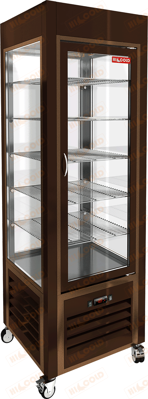 Витрина кондитерская вертикальная  HICOLD  VRC 350 Brown FR