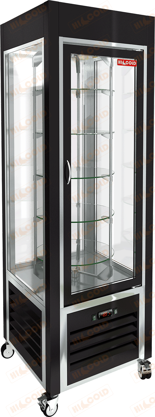 Витрина кондитерская вертикальная  HICOLD  VRC 350 R Black FR