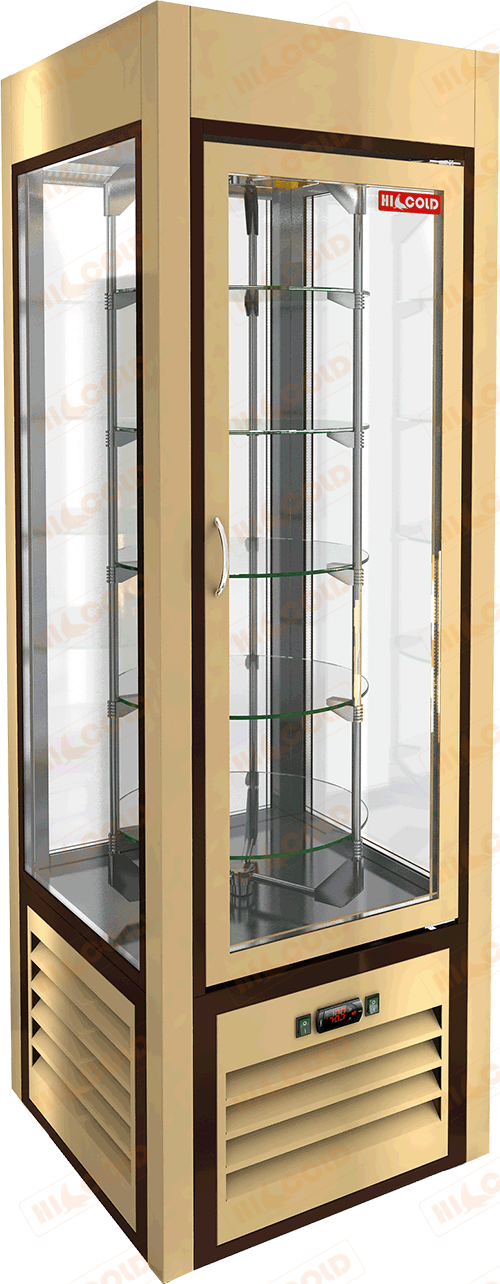 Витрина кондитерская вертикальная  HICOLD  VRC 350 R Sh Beige FR