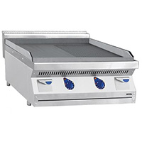 Жарочная поверхность ABAT АКО-80/1Н-С-00 (1/2 поверхность гладкая - 1/2 поверхность рифленая)